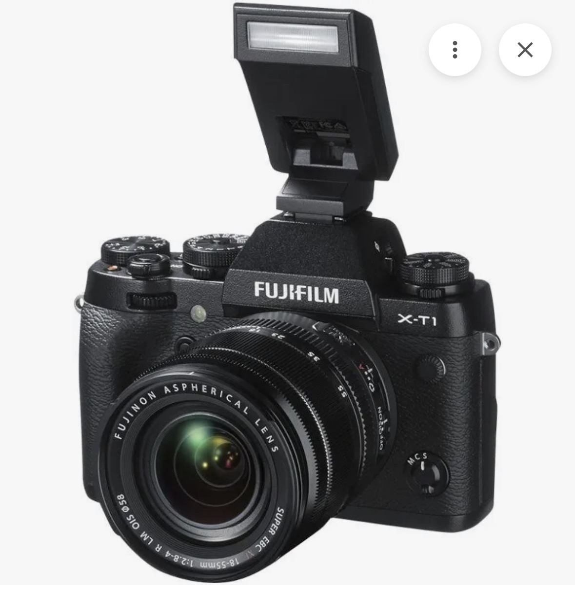Fujifilm x-t1 med 18-55 mm f 2.8-4