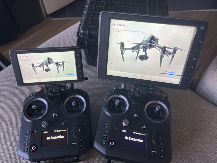 Dji 2 x cendence pakke med vanlig og patch antenne og crystalsky for inspire 2 og matrice 200