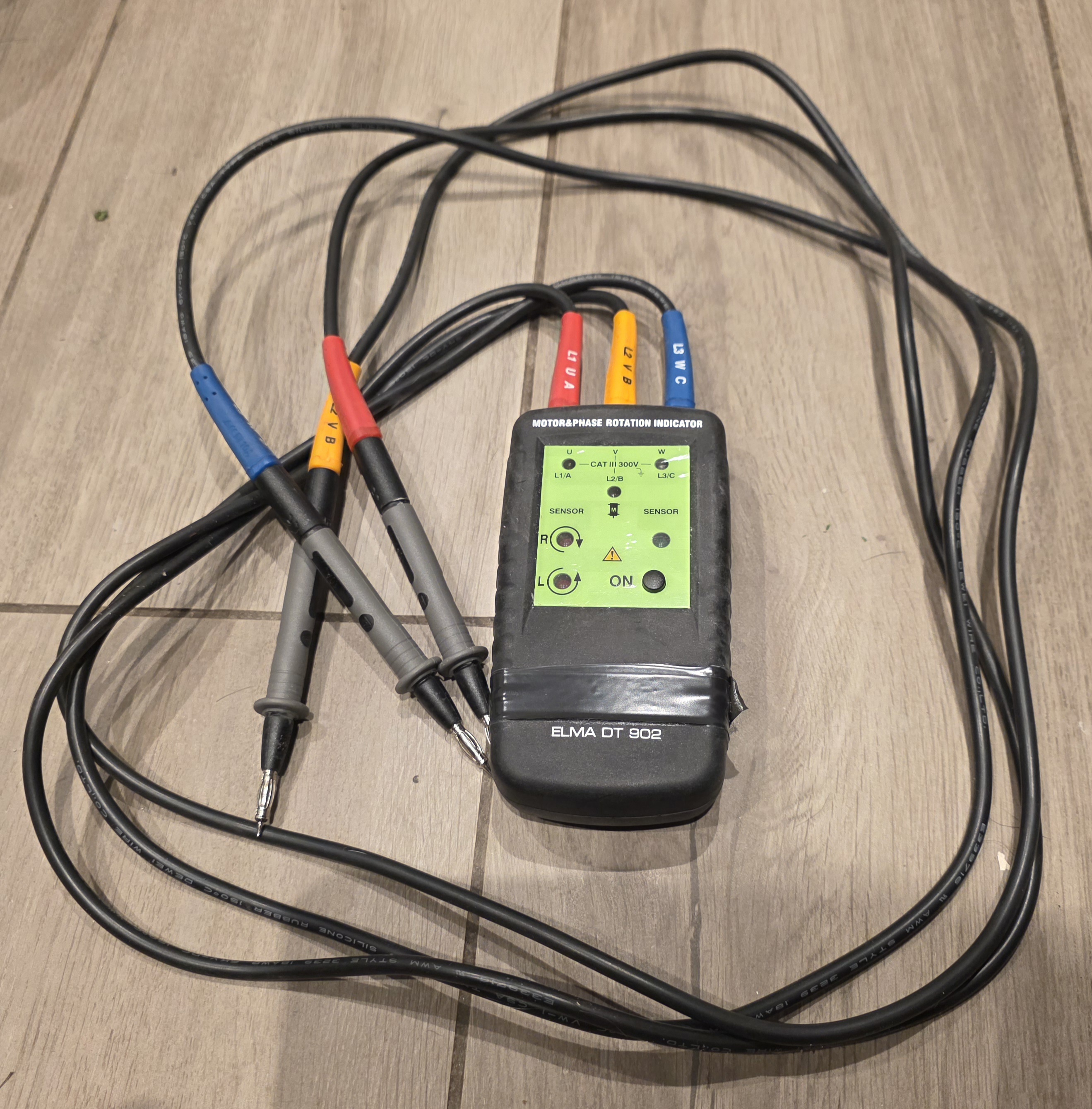 Elma dt902 dreieretnings- og fasesekvensmåler