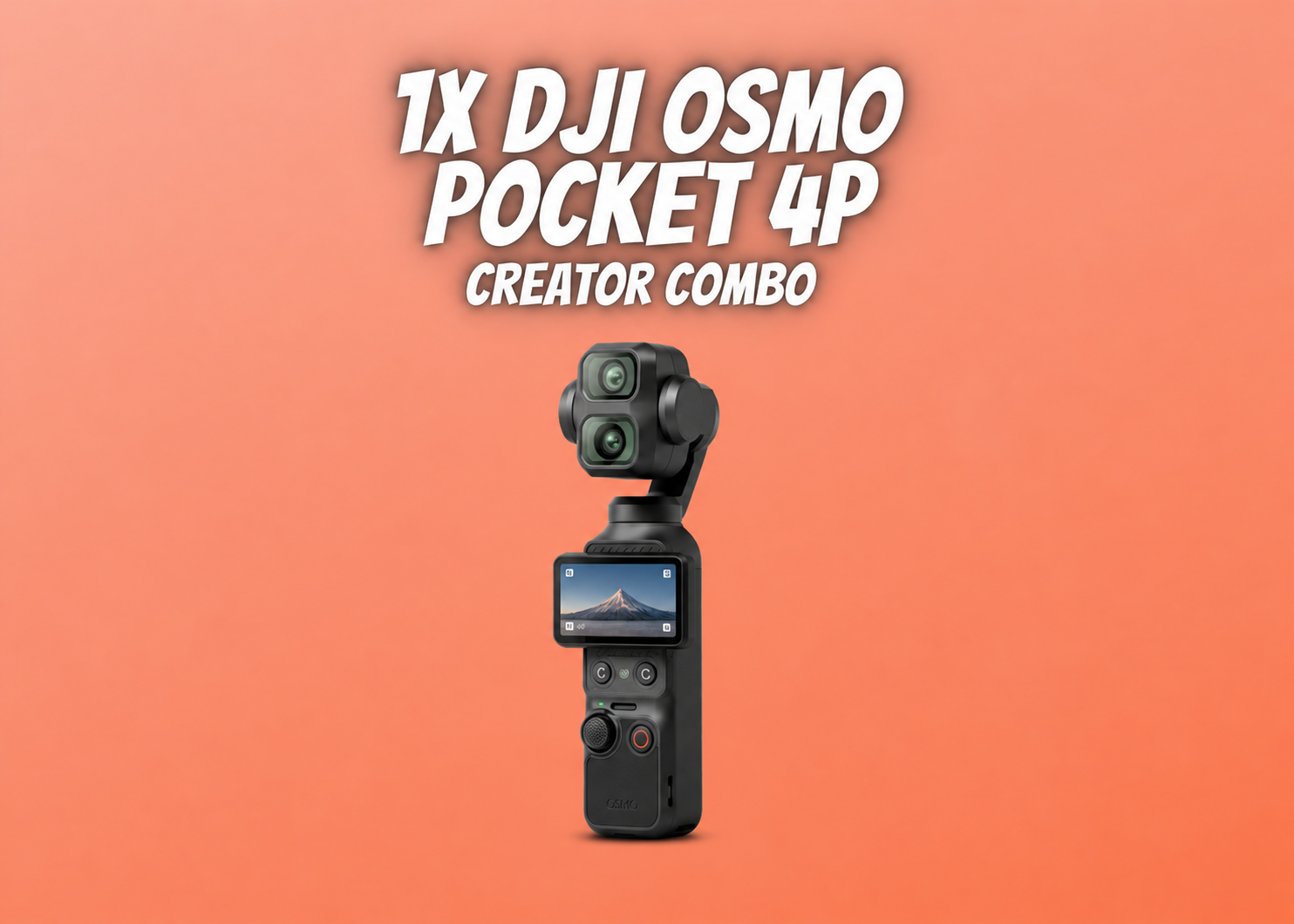 Dji osmo pocket 4p handheld gimbal camera (vlog combo)