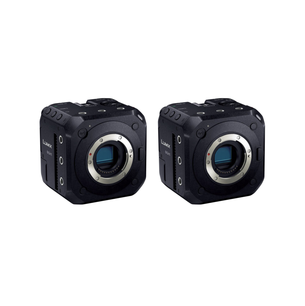 2x panasonic lumix bgh1 4k cinema box camera (body only) micro four thirds mft