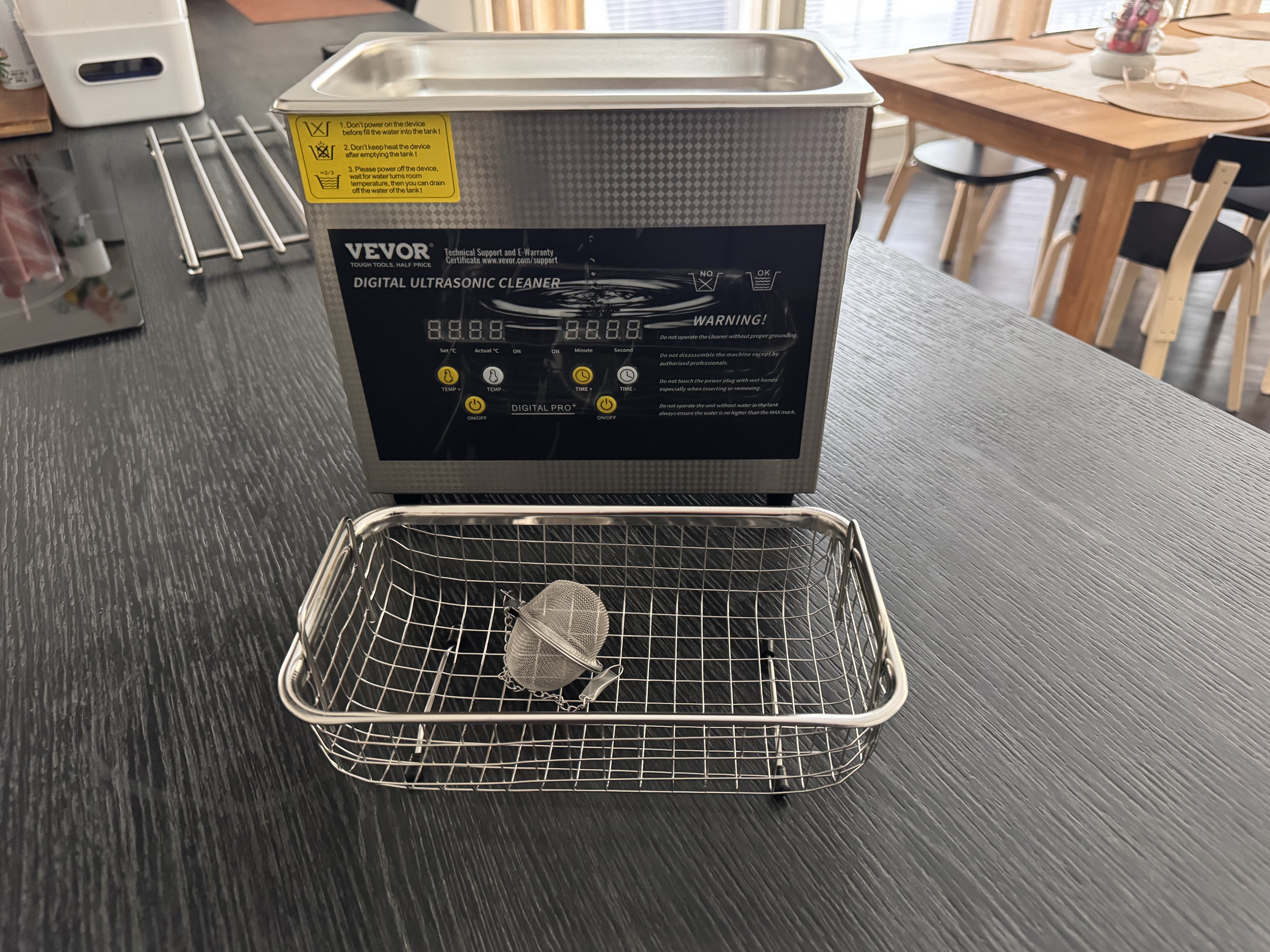 Vevor ultraäänipesuri 3l