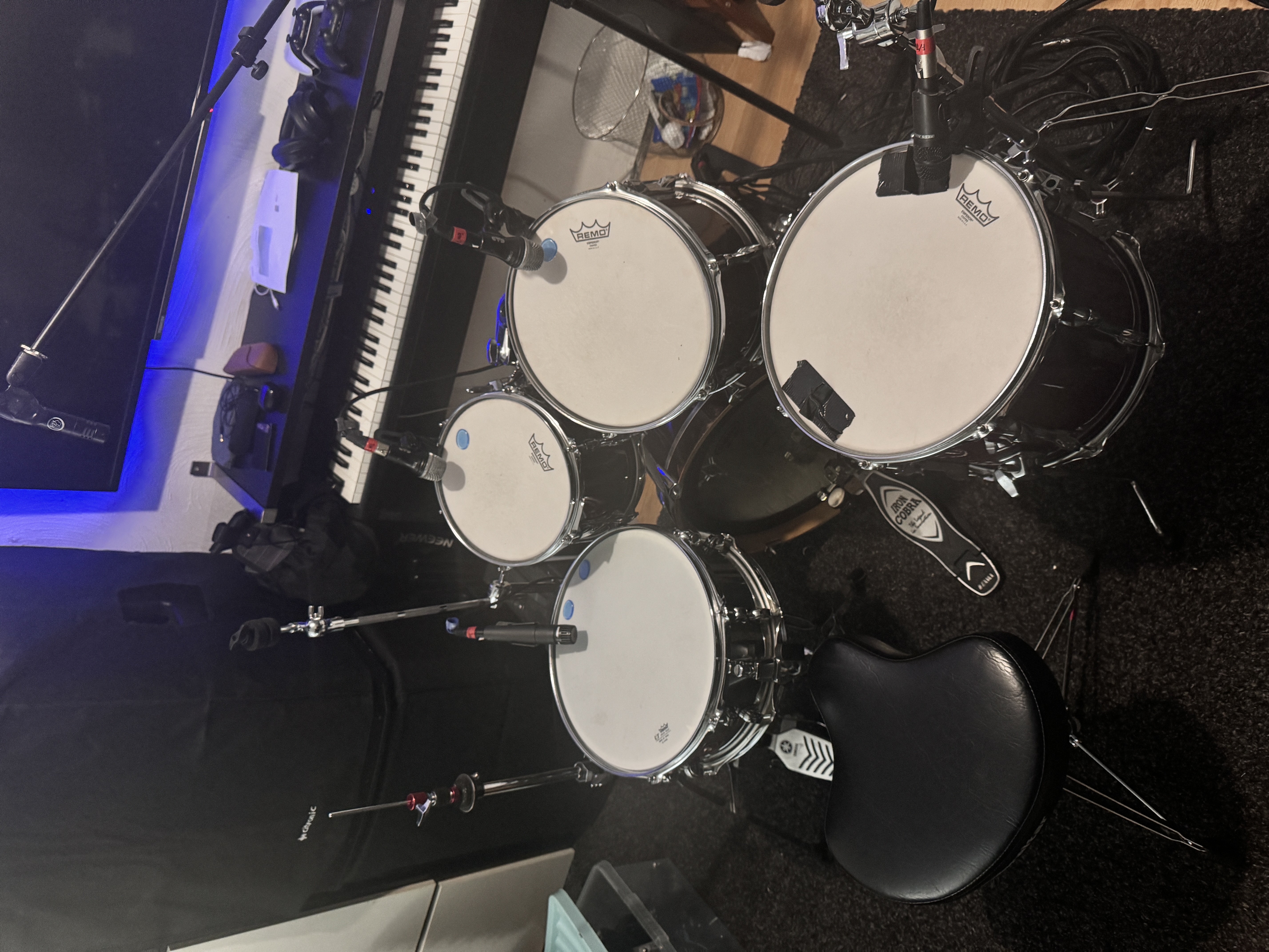Premier 5-piece drum kit for rent – professional sound & performance