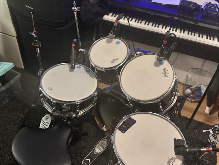 Premier 5-piece drum kit for rent – professional sound & performance
