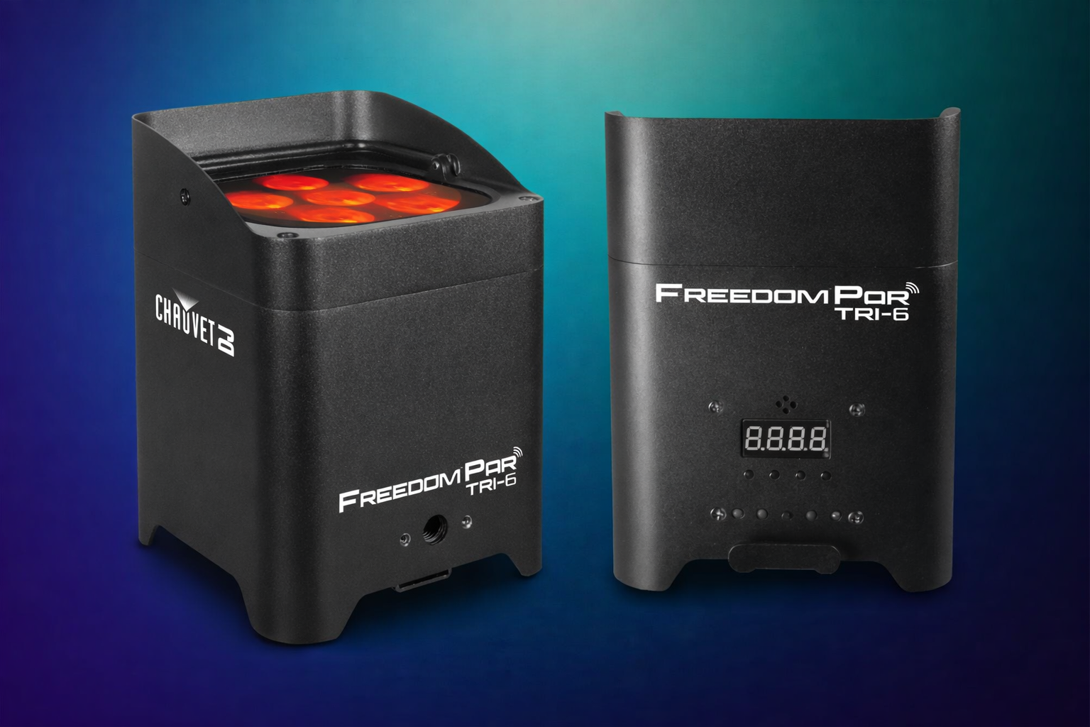Chauvet freedom par tri-6 uplight x 2
