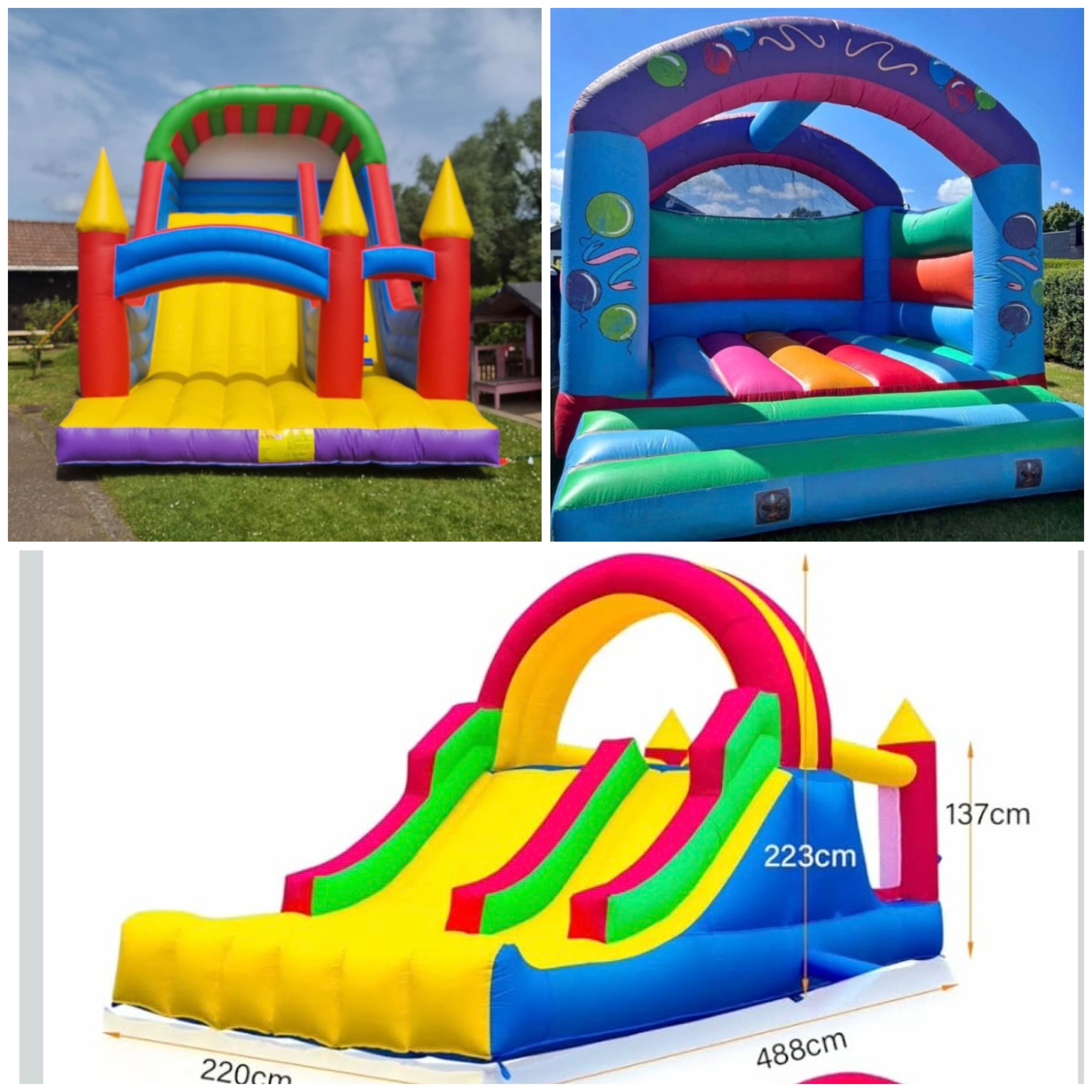 Maxa festen – 3 hoppborgar i ett paket 🎉