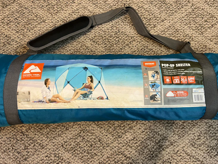 Ozark trail pop-up shelter