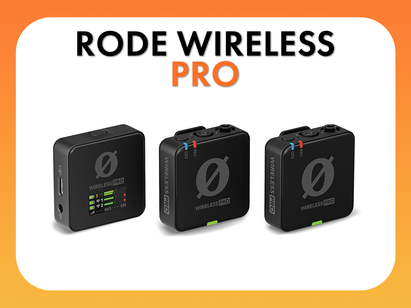 Rode wireless pro microphones