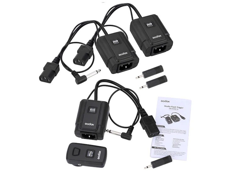 Godox dm-16 trigger and three receivers