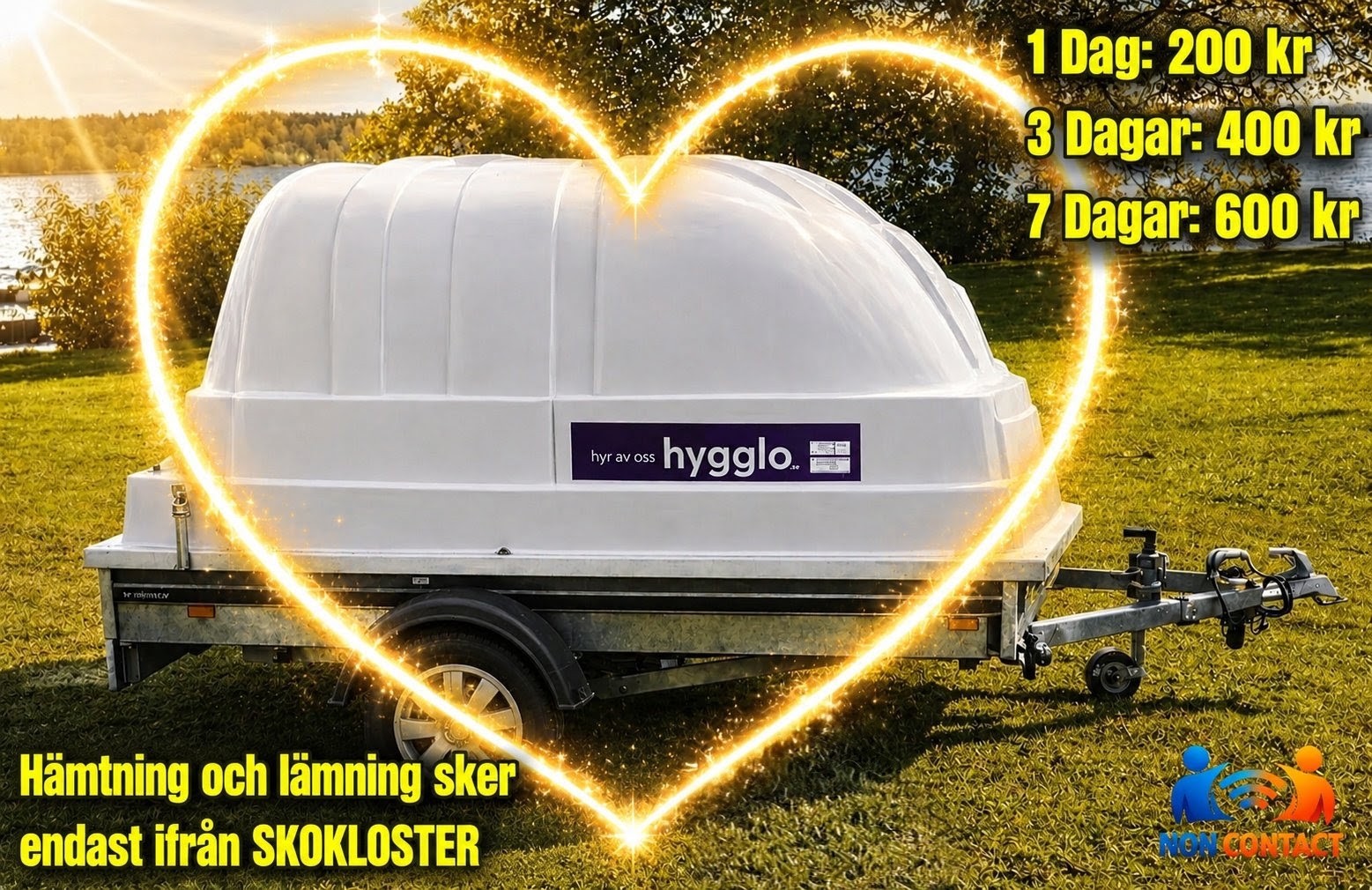 Smidig och praktisk släpvagn med rymlig kåpa! 