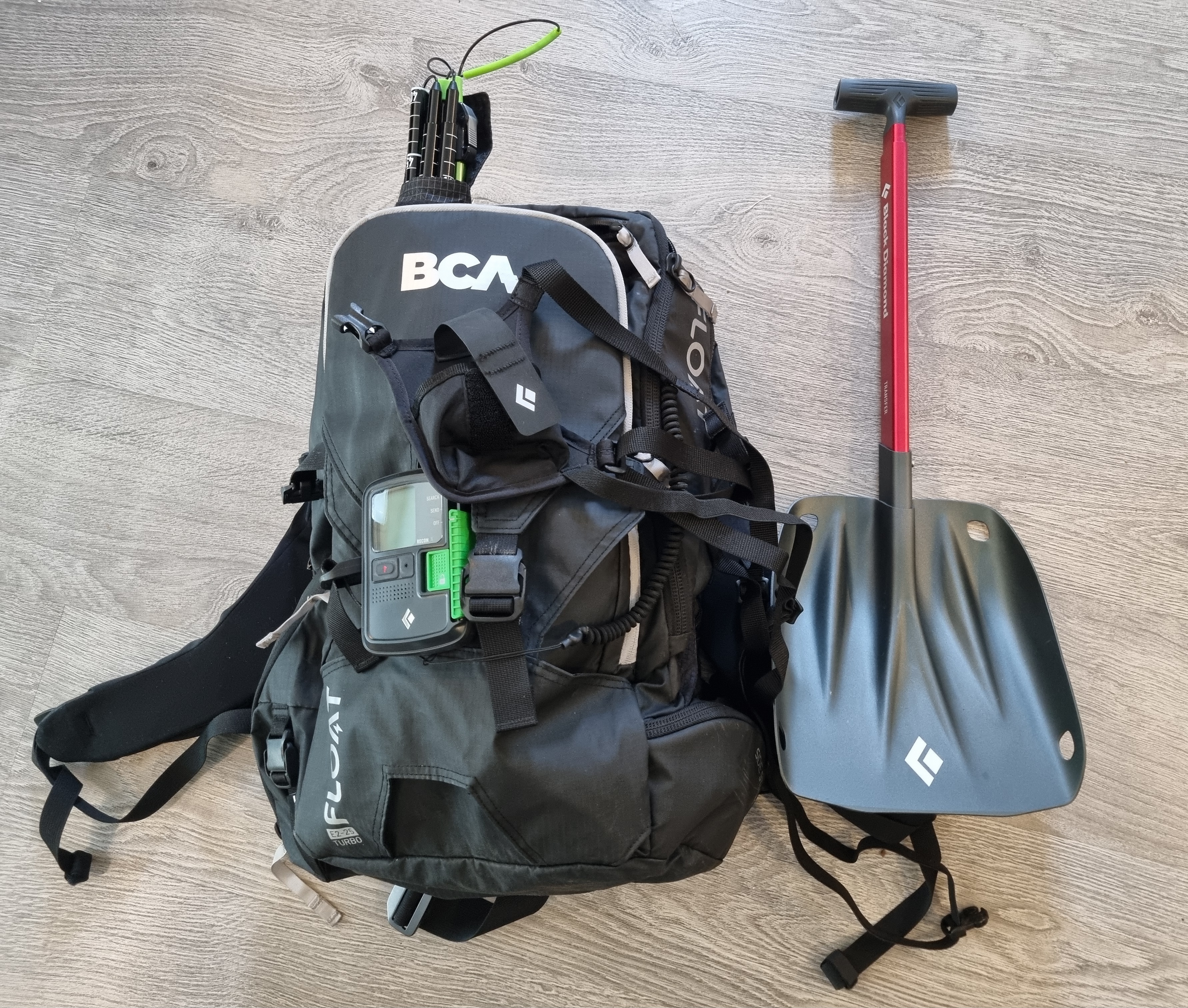 Lumiturvallisuussetti + reppu