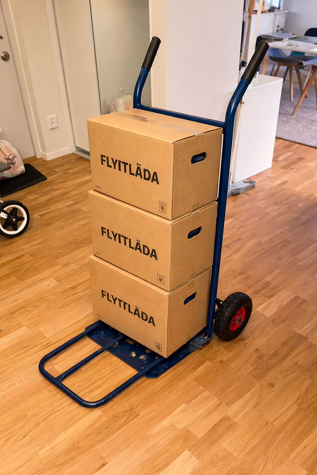 Magasinkärra pirra, 200 kg max