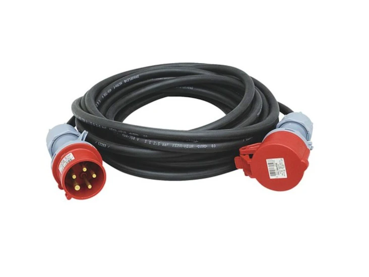 3-faskabel (16 a, 10 m)