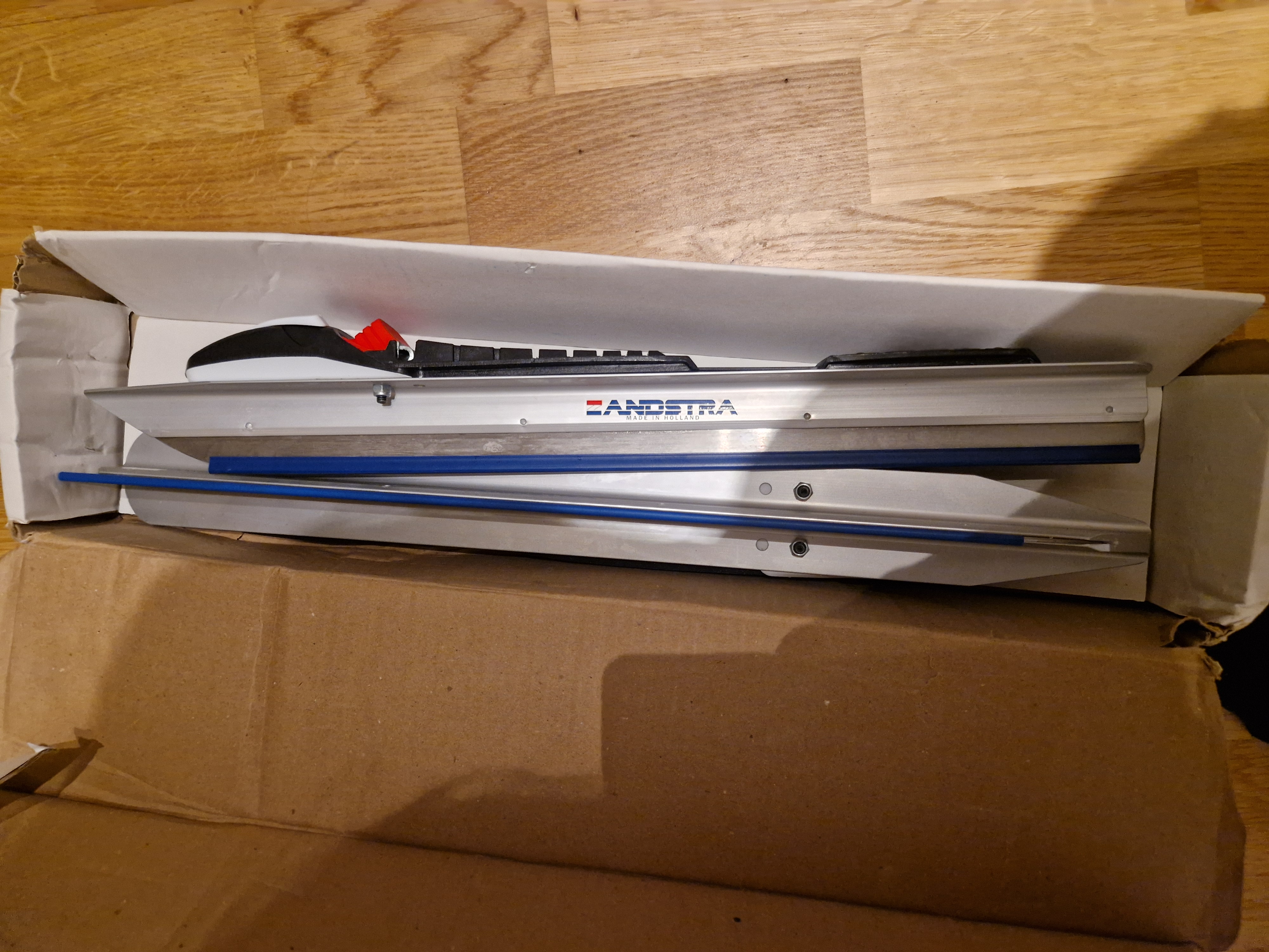 : komplett paket långfärdsskridskor (zandstra tango) inkl. säkerhetsutrustning