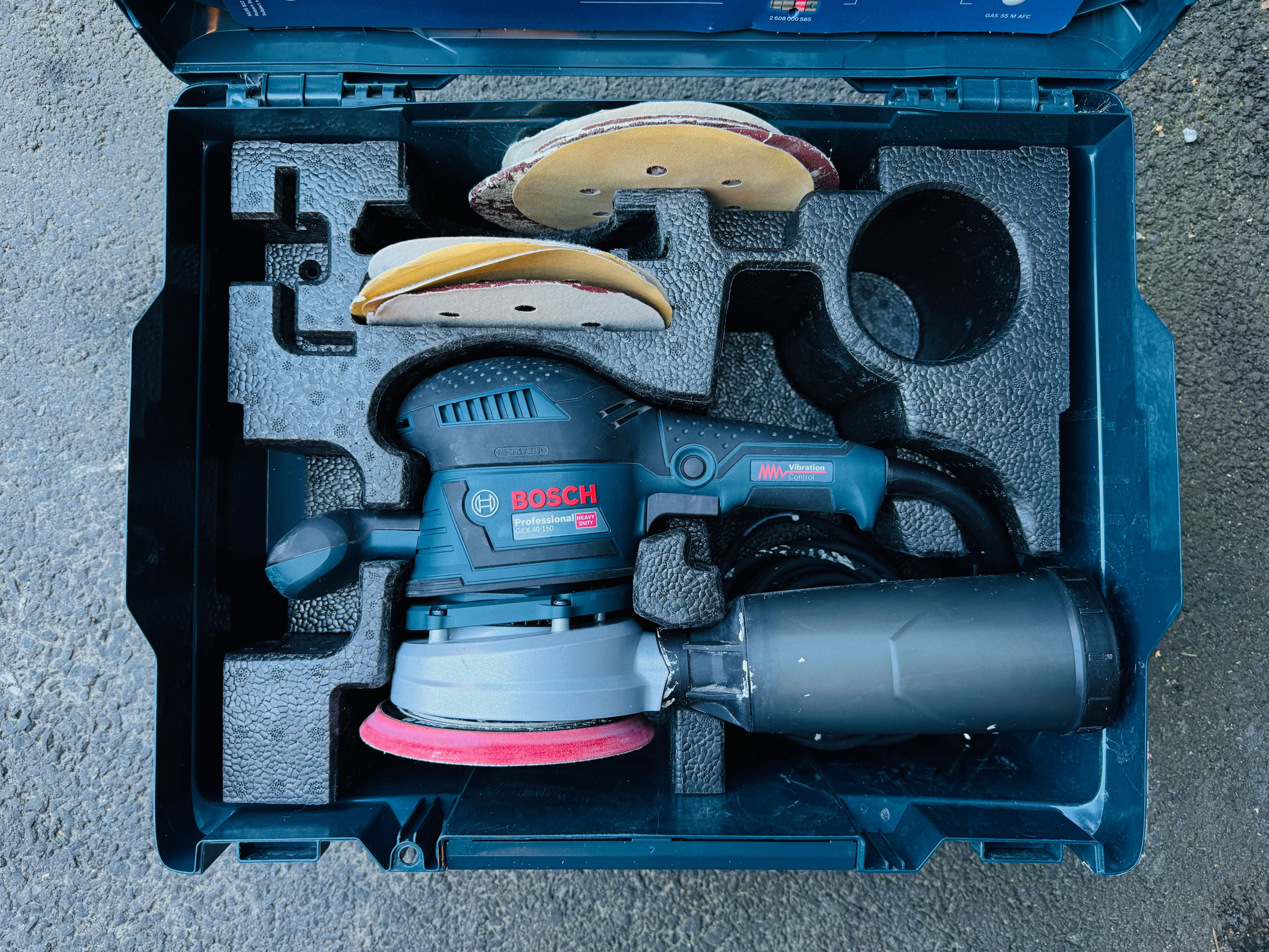 Kraftig bosch eksentersliper gex 40-150 (proff)