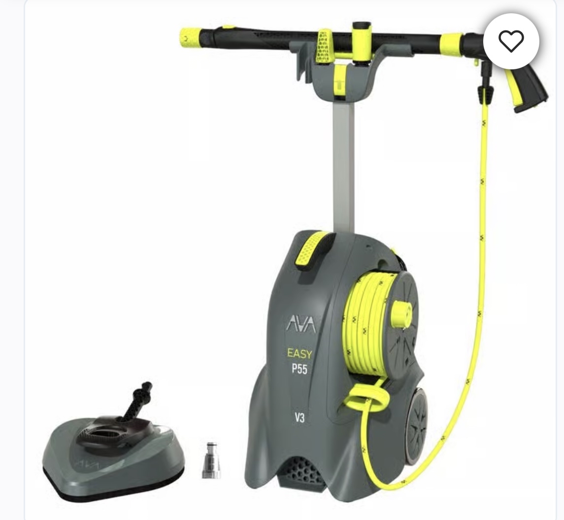 Kraftig og enkel høytrykkspyler m/terrassevasker