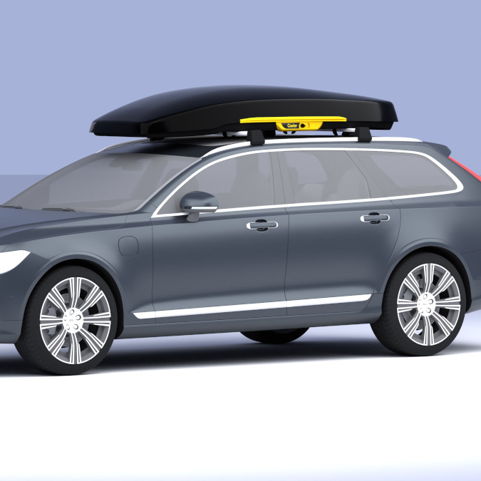 Mimsafe krocksäker skidbox/takbox