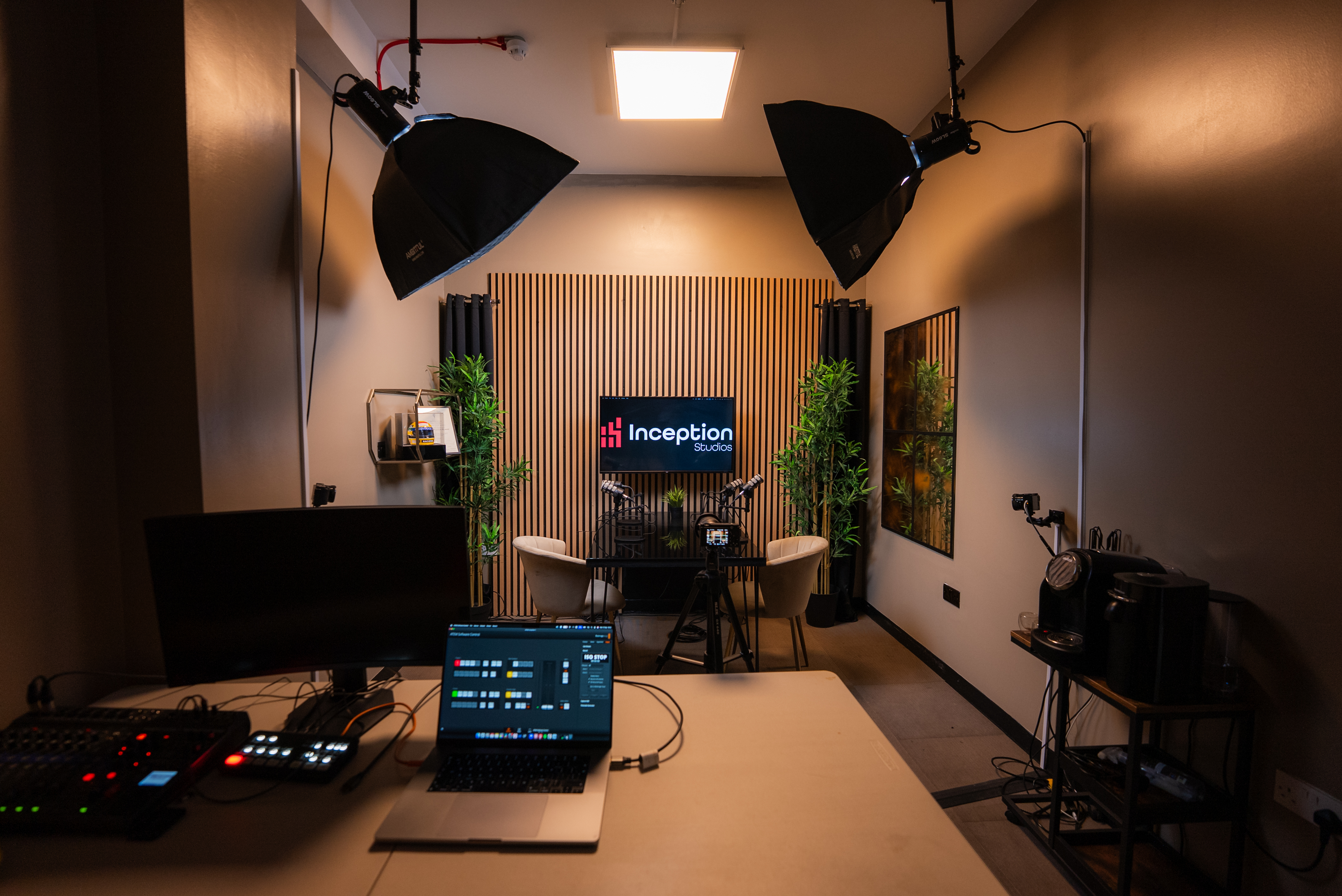 Professional content creation studio in central london