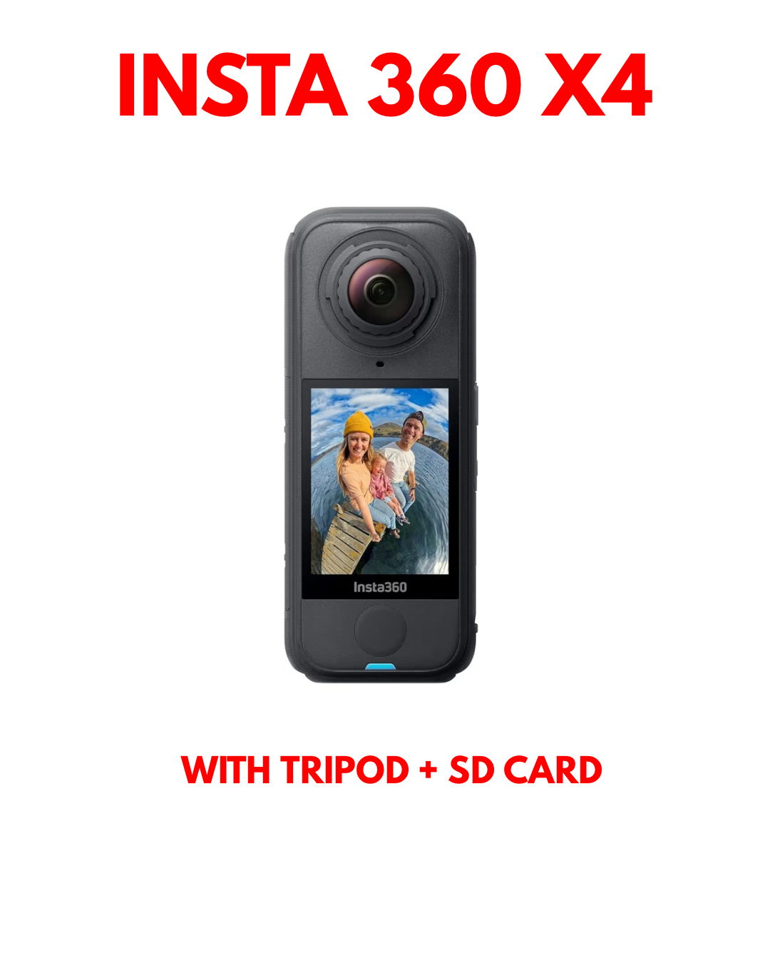 Insta 360 x4 with tripod 