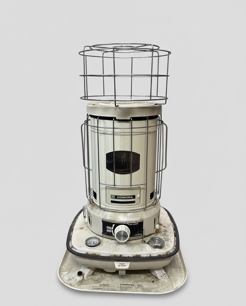 Kraftfull fotogenkamin (corona) – perfekt för garage eller uterum