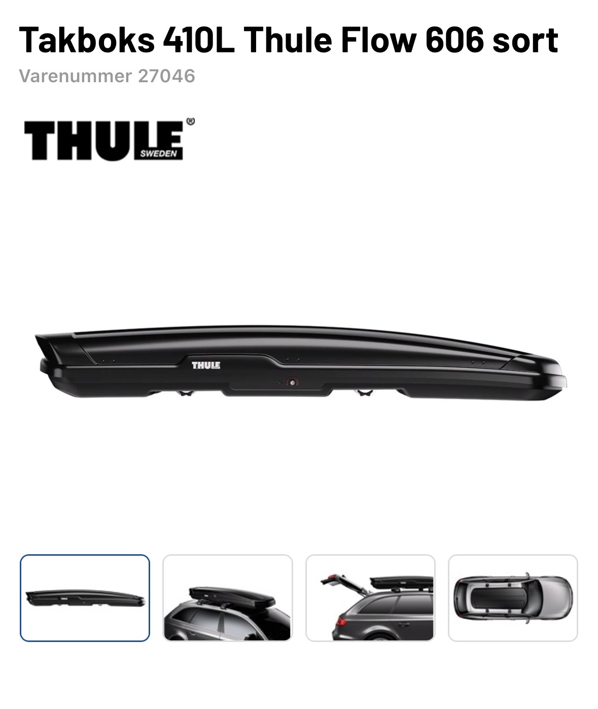 Thule flow takboks 