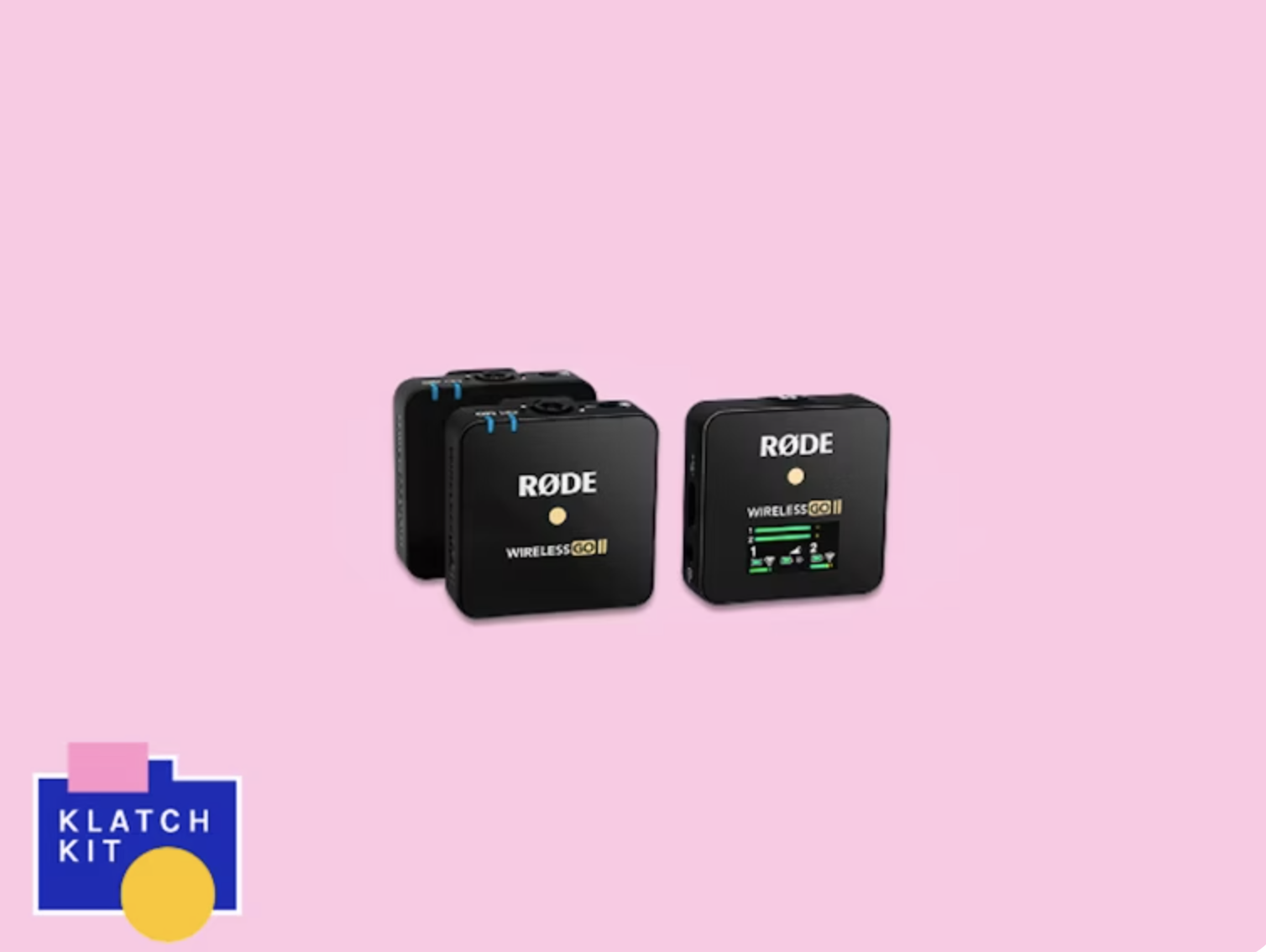 Røde wireless go ii dual channel wireless microphones