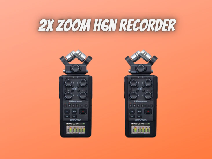 2x zoom h6n handheld recorder