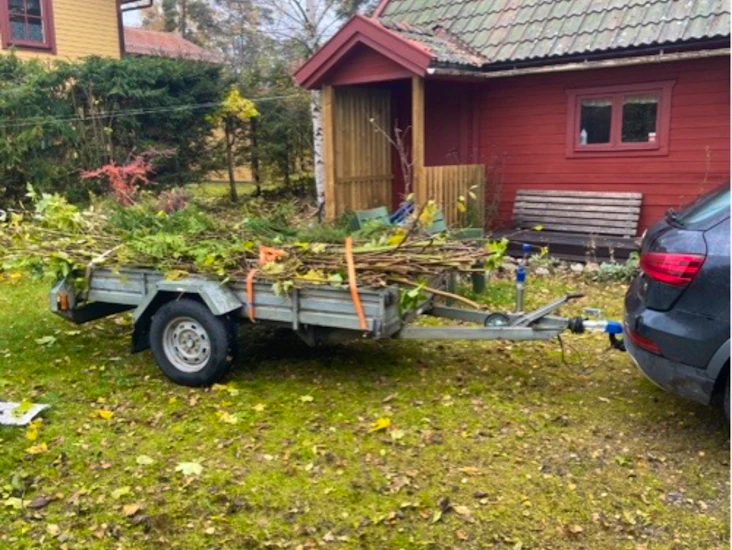 Släp, bromsad 1000kg lastvikt