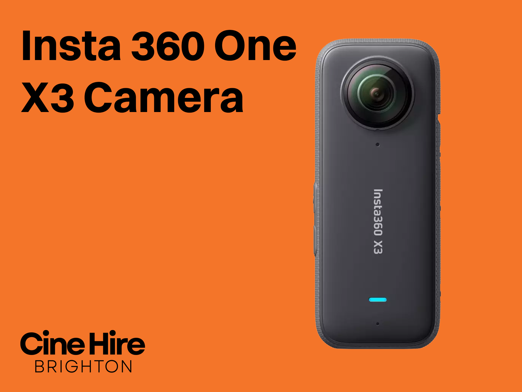  insta 360 one x3 camera