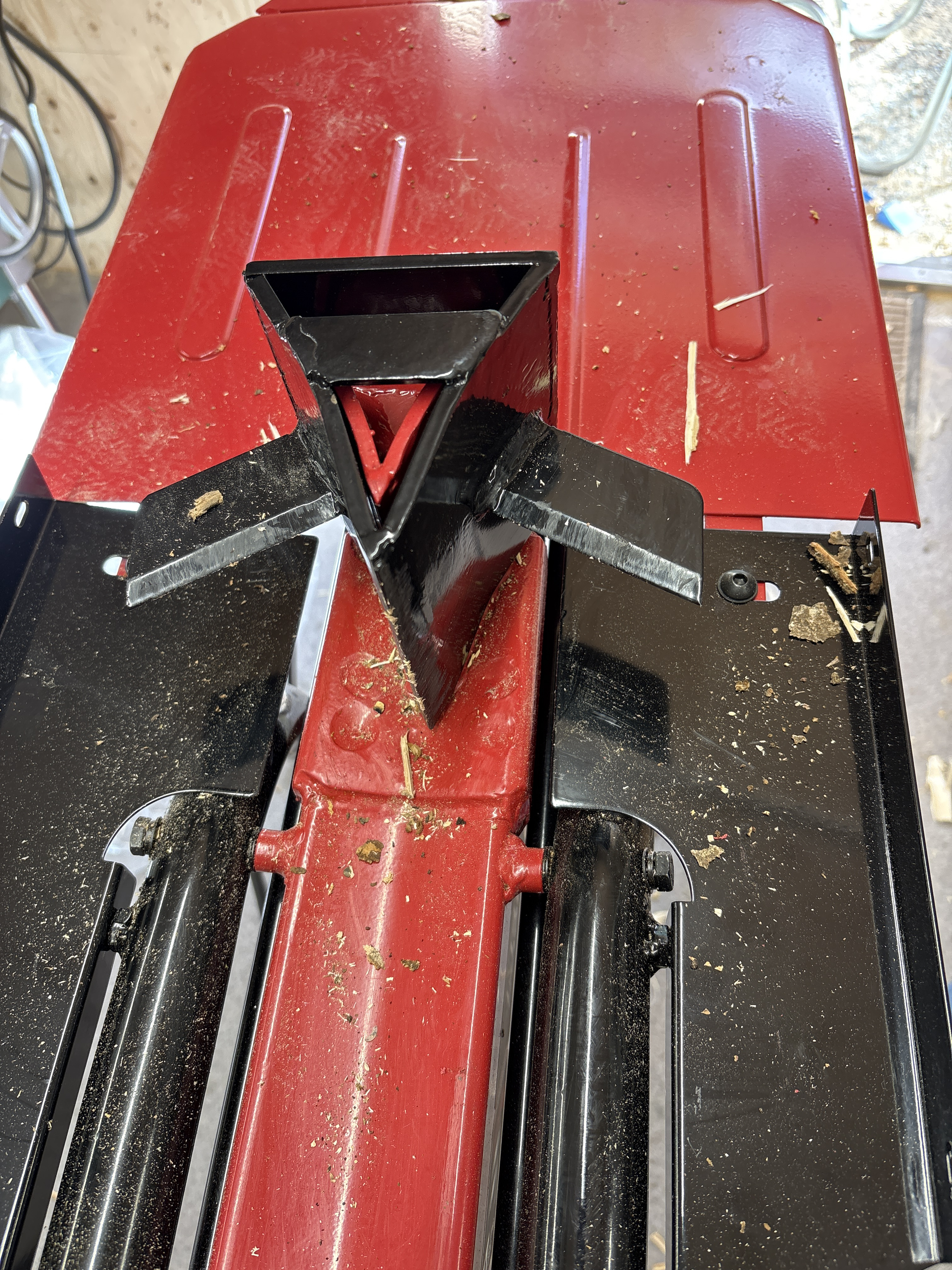 Meec tools vedkløyver 7 t 2,3 kw inkluder fireveis splitter 