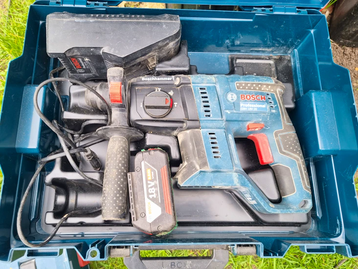 Bosch gbh 18v-21 batteridriven borrhammare/slagborrmaskin