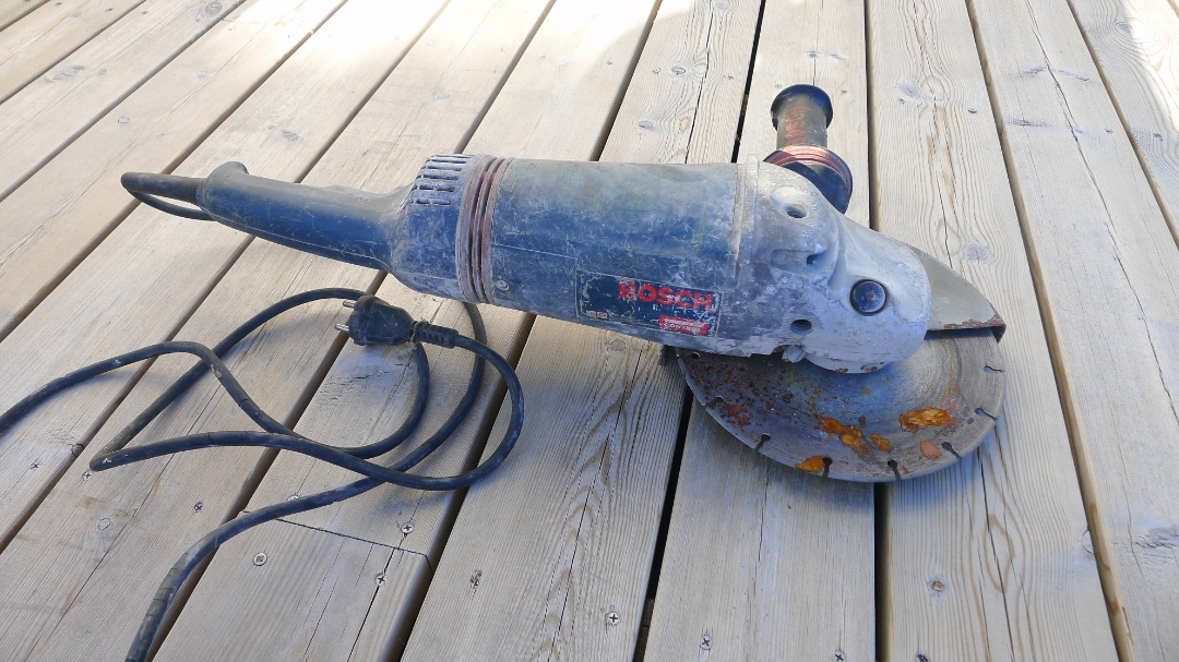 9" bosch proff vinkelsliper