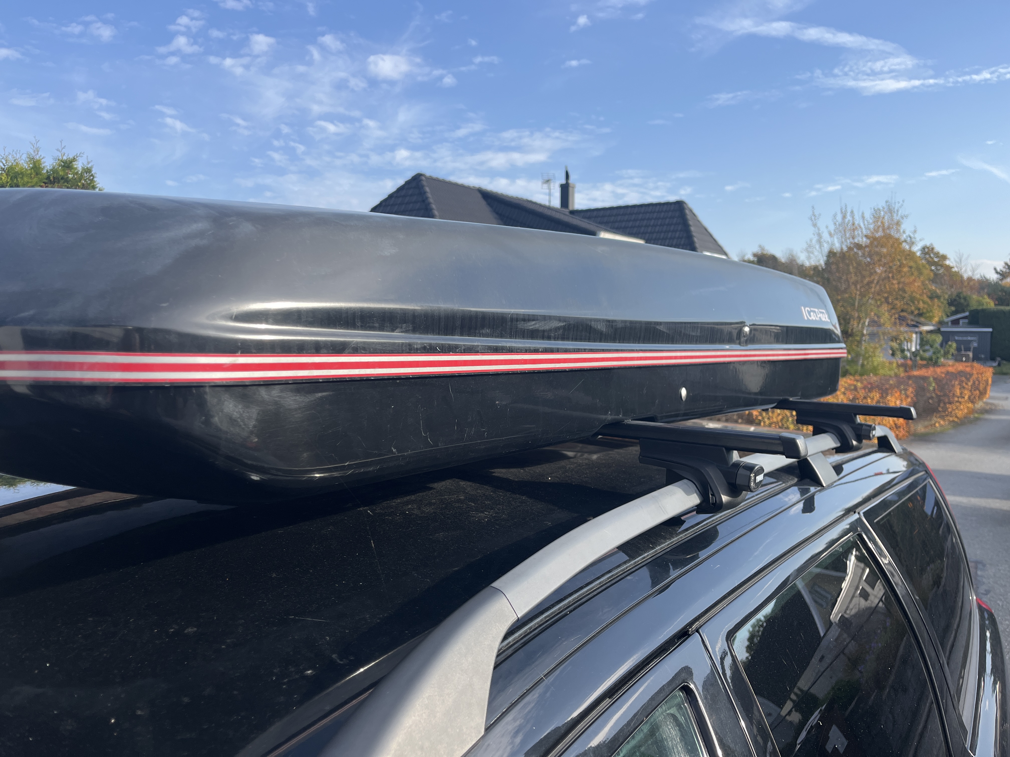 Takbox carpack , svart, låsbar