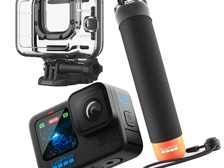 Gopro hero 12 – inkl. undervattenshus & stativ/ställ