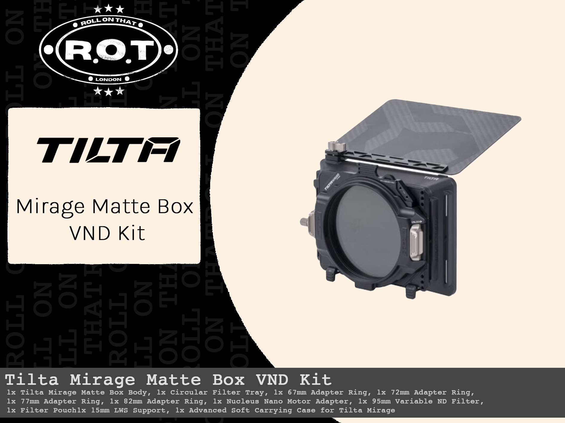 Tilta mirage matte box vnd kit
