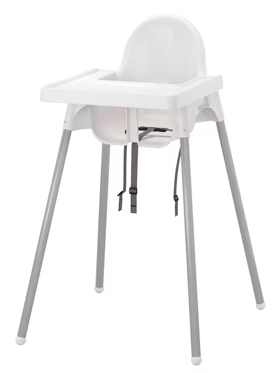 Barnstol med bricka antilop 