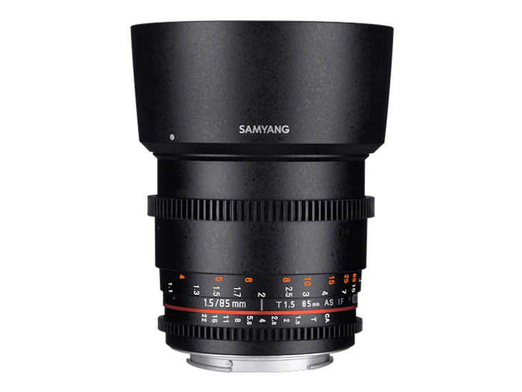 Samyang mf 85mm t1.5 cine lens (e mount)