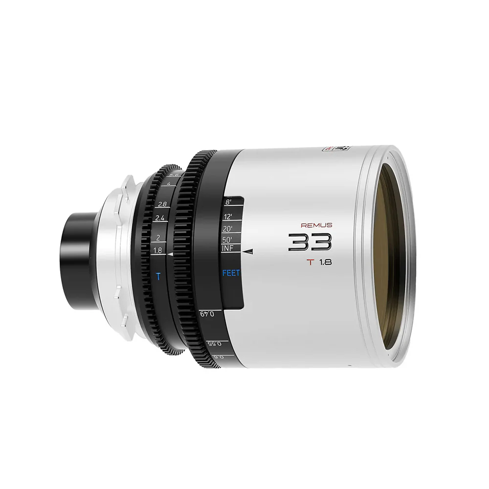 Blazar remus 33mm anamorphic lens t1.8 1.5x full frame pl mount