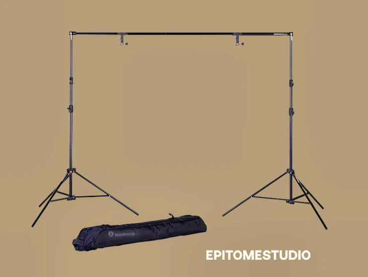 Background support system manfrotto stick