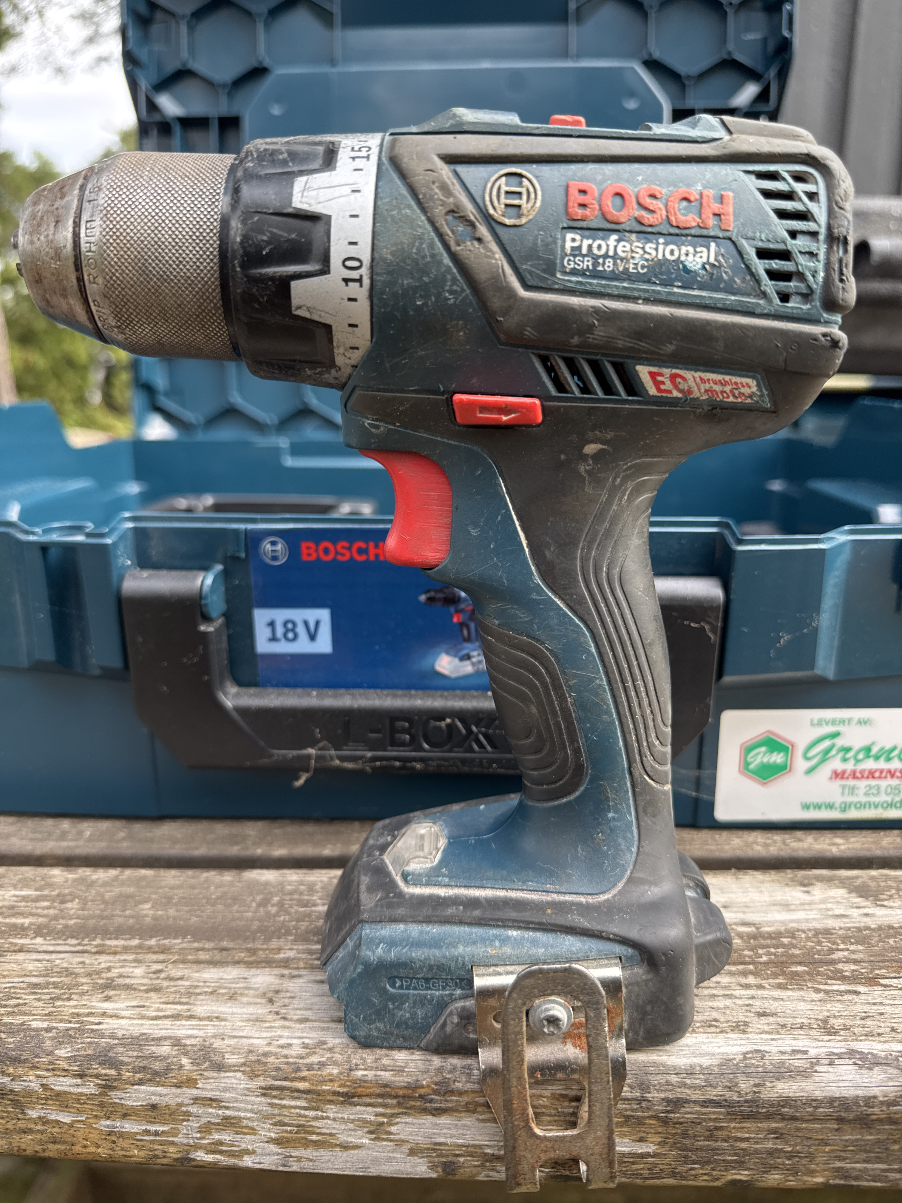 Bosch professional 18v bor-/skrutrekker – børsteløs motor