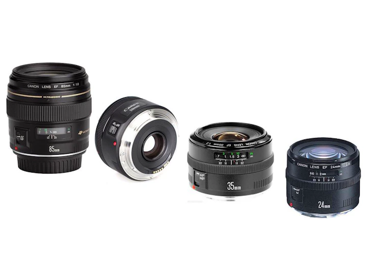 Set of prime lenses