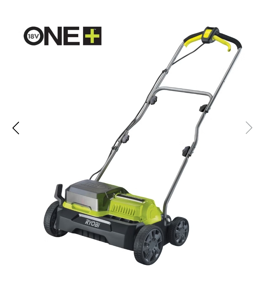 Ryobi sammaleenpoistaja / nurmikon ilmaaja 18sfx35 one+ 18 v