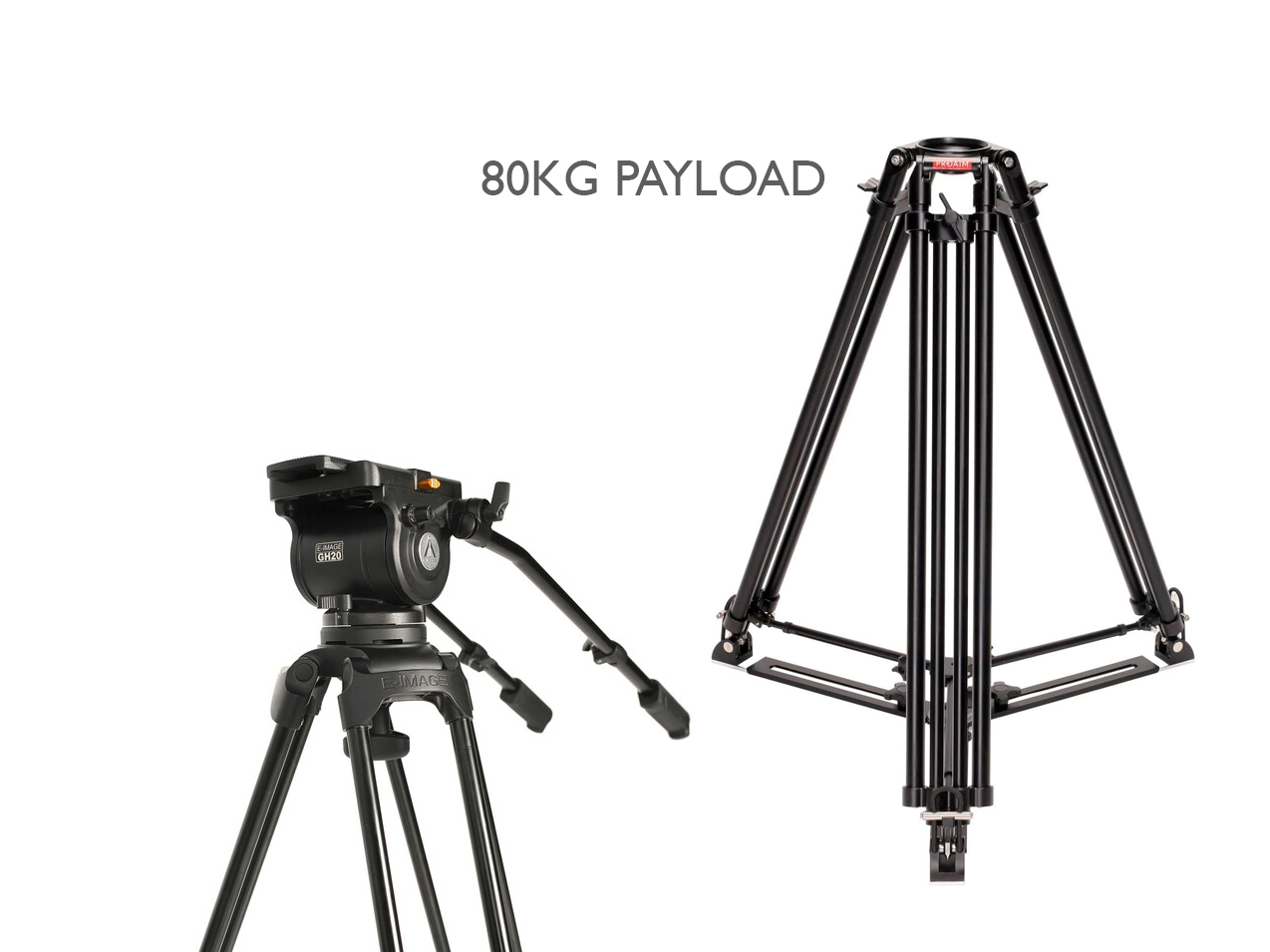 Proaim 100mm camera tripod  (80kg) good for jib - heavy work