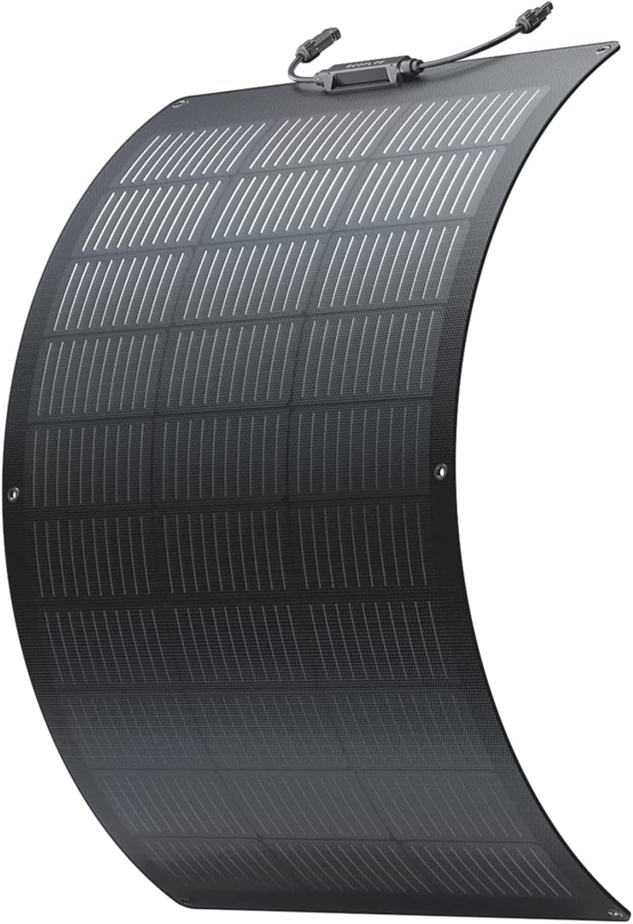 Ecoflow 100w flexible solar panel – portable / camping / power station