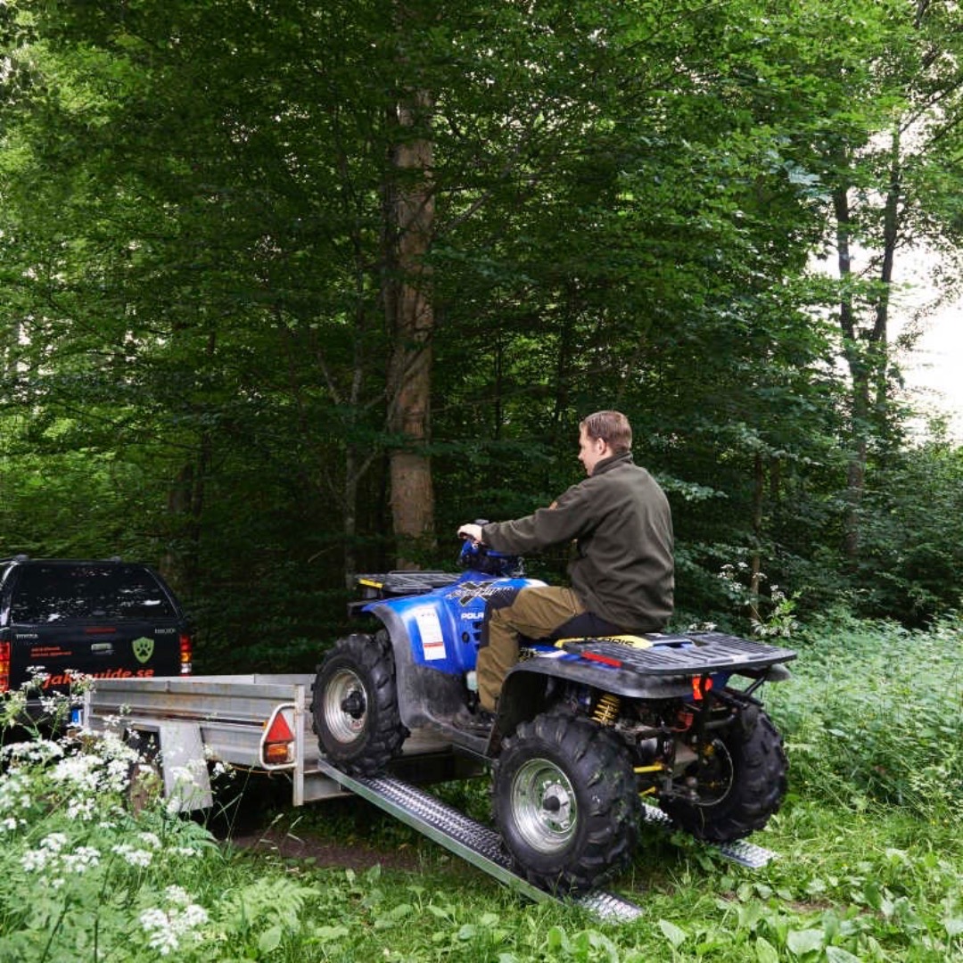 2x lasteramper til snøfreser/moped/mc etc