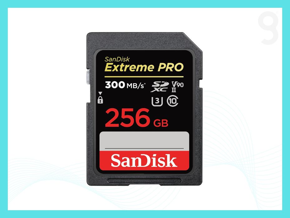 Sandisk extreme pro (256gb) sdxc uhs-ii v90 memory card 