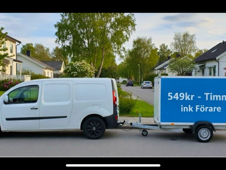 Skåpbil+skåpsläp