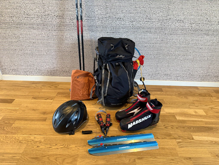 Långfärdsskridskor stl. 43-44 komplett paket stl. 43/44!