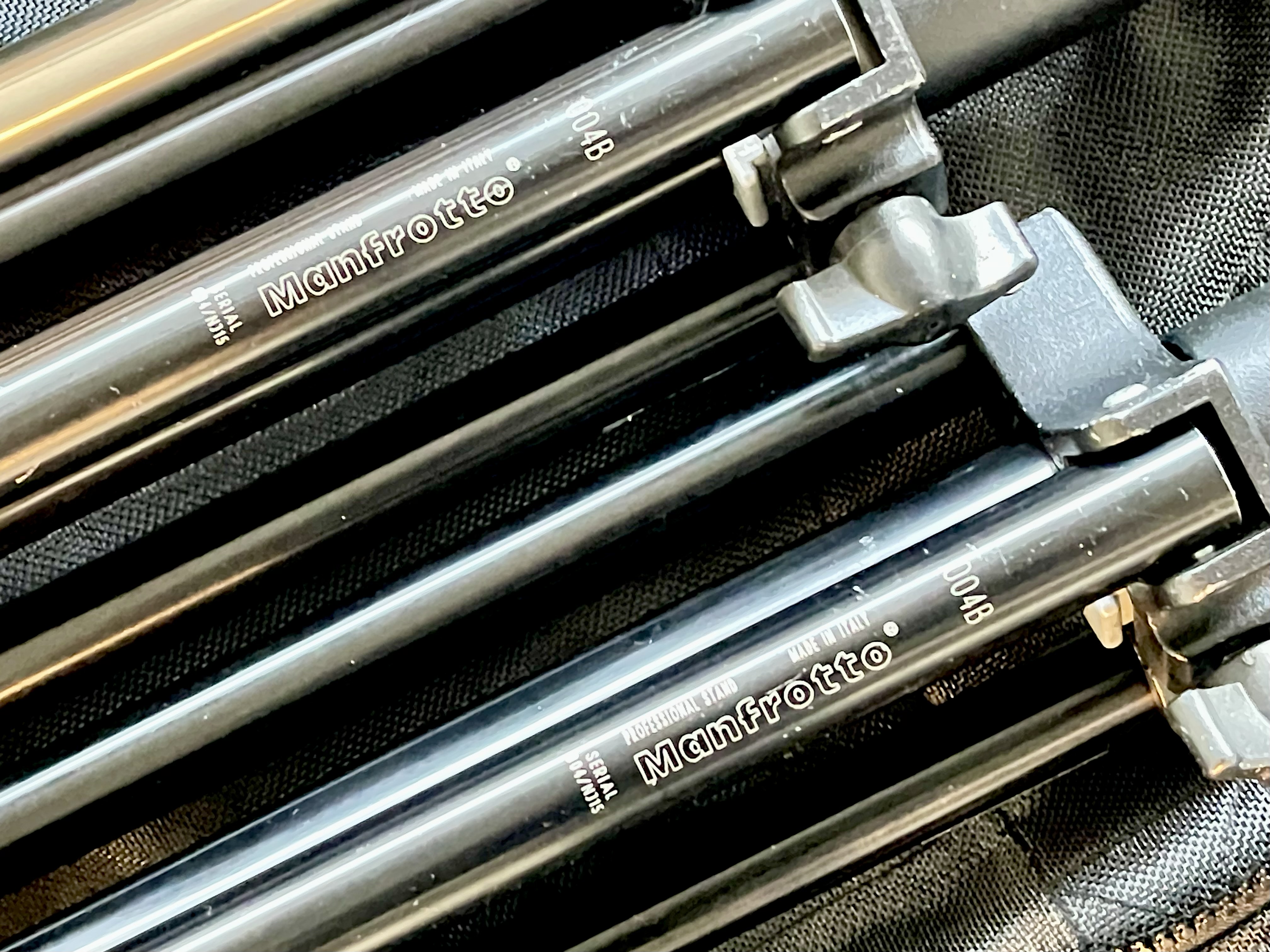 Manfrotto 004 - 3 valaisujalustan setti