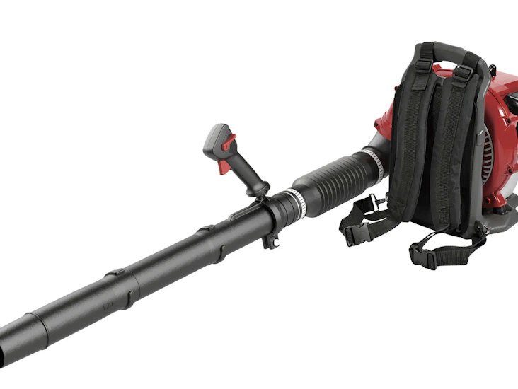 Ryggburen lövblås med flexibelt blåsrör